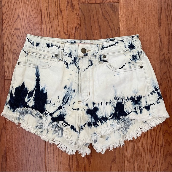 Guess | Tie-Dye Denim Shorts - Picture 2 of 13